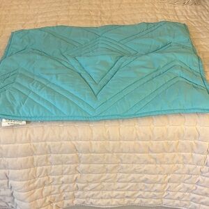 Blue Quilted Shams